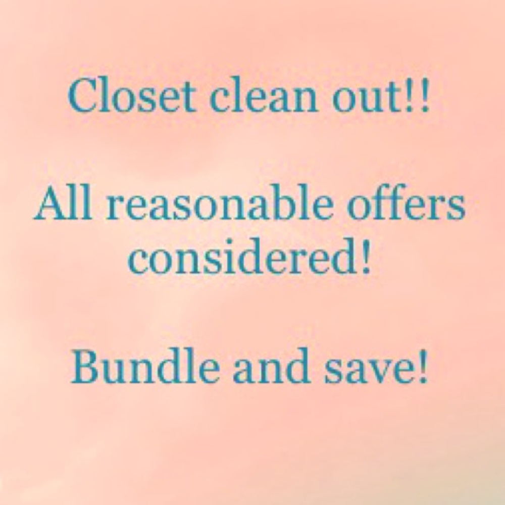 Closet clean out!